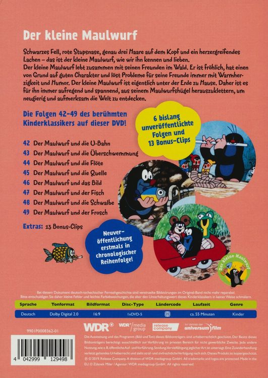 Produktbild: Der kleine Maulwurf DVD 9