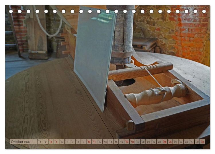Produktbild: Faszination Wall-Holl&auml;nder Greftm&uuml;hle in Nordhemmern (Tischkalender 2026 DIN A5 quer), CALVENDO Monatskalender