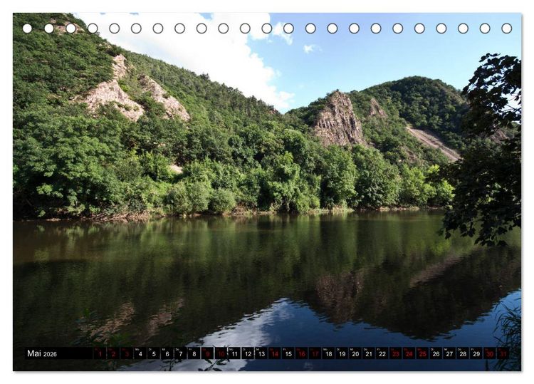 Produktbild: Die Nahe - der "Wilde Fluss" der Kelten (Tischkalender 2026 DIN A5 quer), CALVENDO Monatskalender