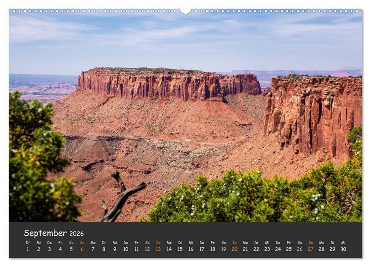 Produktbild: Die Canyons der USA (hochwertiger Premium Wandkalender 2026 DIN A2 quer), Kunstdruck in Hochglanz