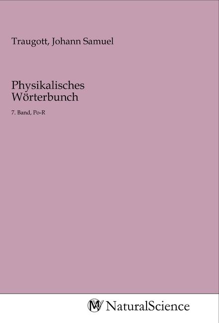 Produktbild: Physikalisches W&ouml;rterbunch