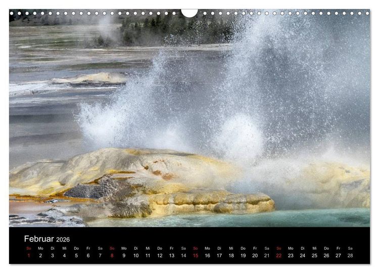 Produktbild: Traumziele in den USA. Der Yellowstone National Park (Wandkalender 2026 DIN A3 quer), CALVENDO Monatskalender