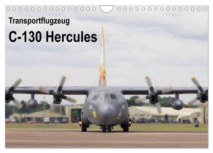 Produktbild: Transportflugzeug C-130 Hercules (Wandkalender 2026 DIN A4 quer), CALVENDO Monatskalender