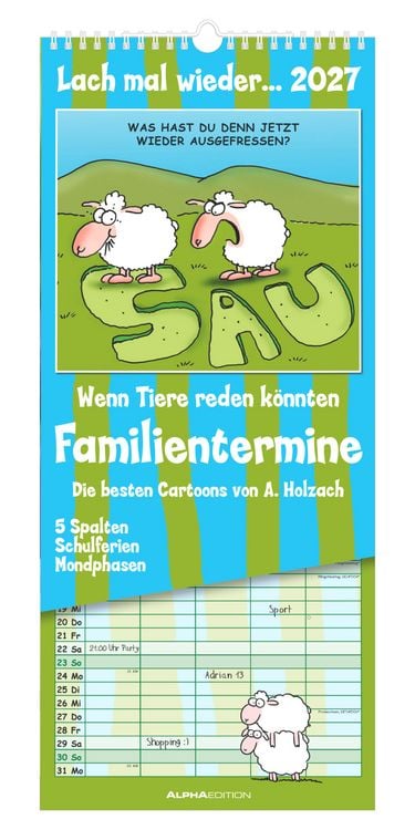 Produktbild: Lach mal wieder... Familienplaner 2027
