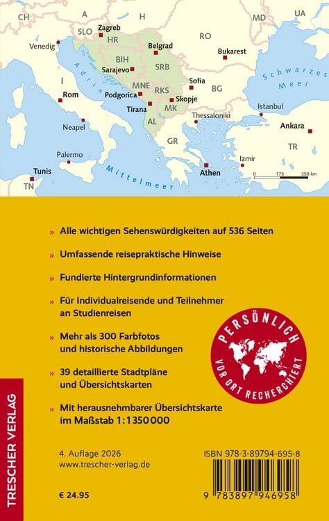 Produktbild: TRESCHER Reisef&uuml;hrer Balkan