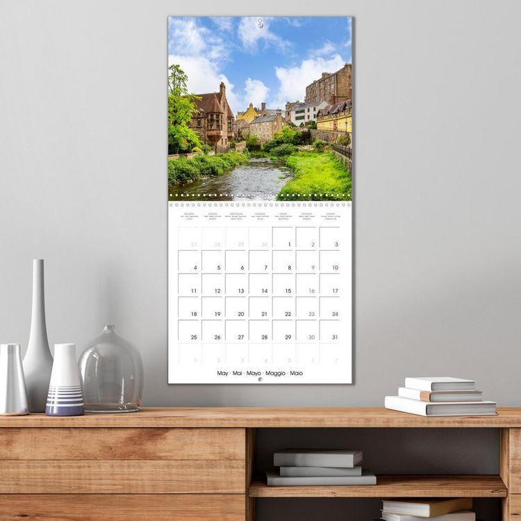 Produktbild: EDINBURGH History and urban idyll (Wall Calendar 2026 12 &times; 12 Inch) CALVENDO 12 Month Wall Calendar