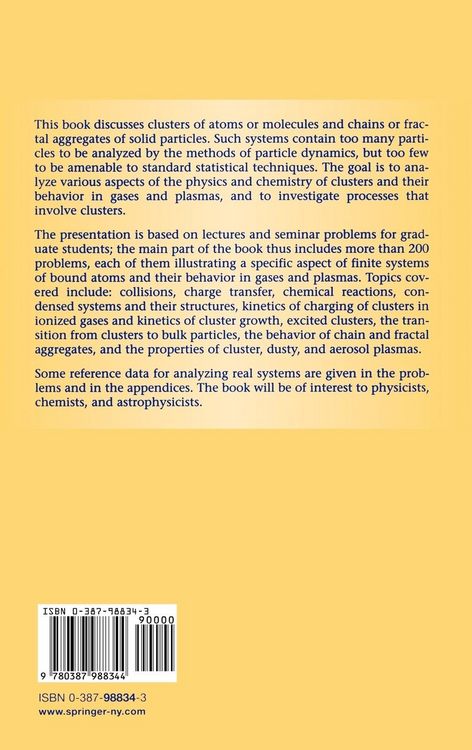 Produktbild: Clusters and Small Particles