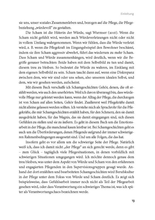 Produktbild: Unerh&ouml;rte Scham in der Pflege