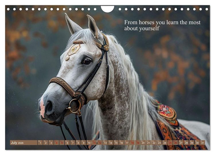 Produktbild: A Horse Makes You Complete (Wall Calendar 2026 DIN A4 landscape), CALVENDO 12 Month Wall Calendar