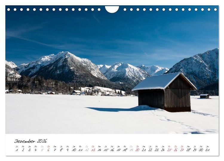 Produktbild: Oberallg&auml;uer Landschaft (Wandkalender 2026 DIN A4 quer), CALVENDO Monatskalender