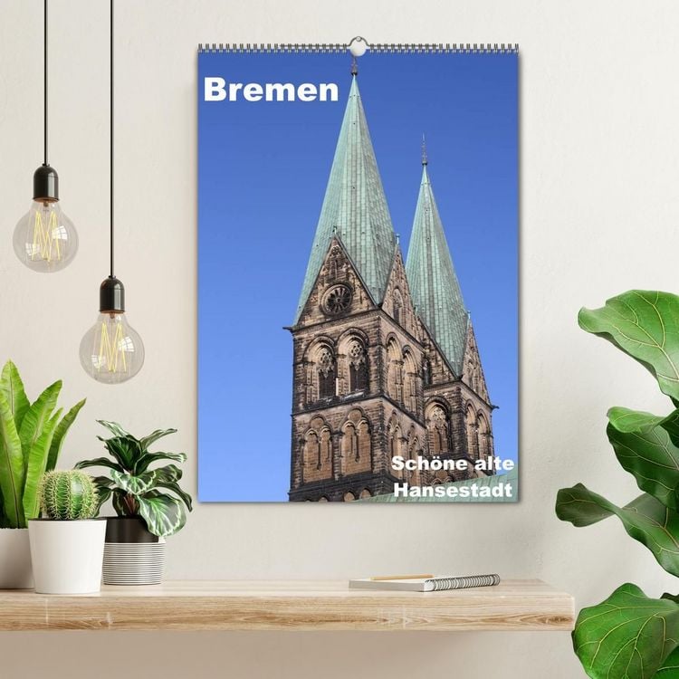 Produktbild: Sch&ouml;ne alte Hansestadt Bremen (Wandkalender 2027 DIN A2 hoch), CALVENDO Monatskalender