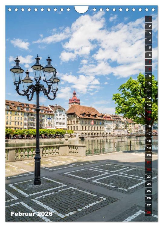 Produktbild: Willkommen in Luzern (Wandkalender 2026 DIN A4 hoch), CALVENDO Monatskalender