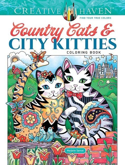 Produktbild: Creative Haven Country Cats & City Kitties Coloring Book