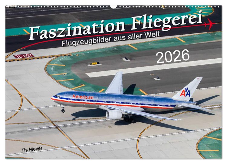 Produktbild: Faszination Fliegerei (Wandkalender 2026 DIN A2 quer), CALVENDO Monatskalender