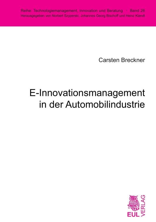 Produktbild: E-Innovationsmanagement in der Automobilindustrie