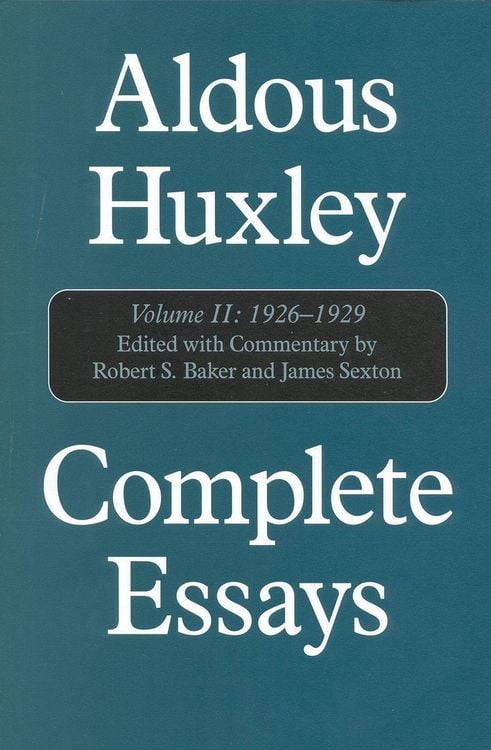 Produktbild: Aldous Huxley Complete Essays