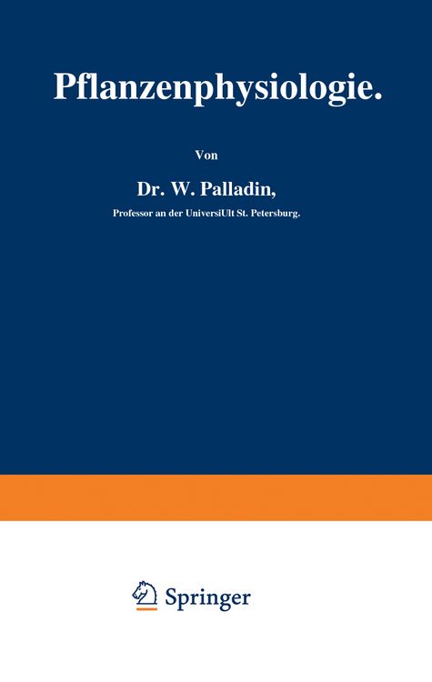 Produktbild: Pflanzenphysiologie