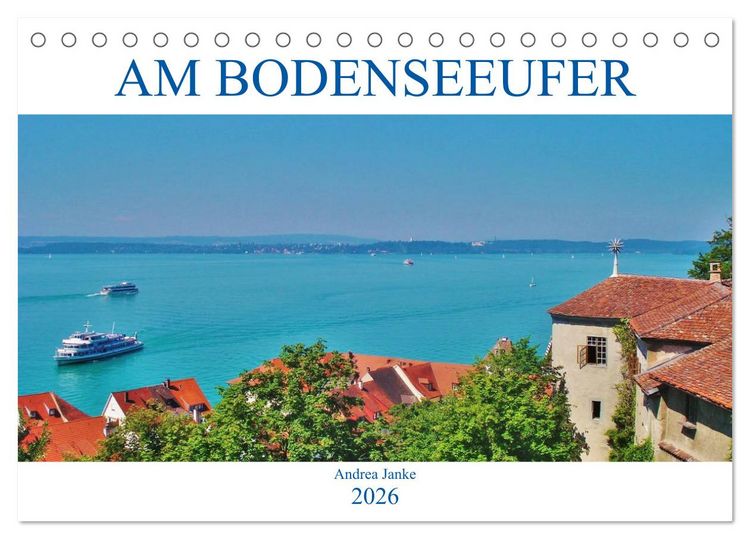 Produktbild: Am Bodenseeufer (Tischkalender 2026 DIN A5 quer), CALVENDO Monatskalender