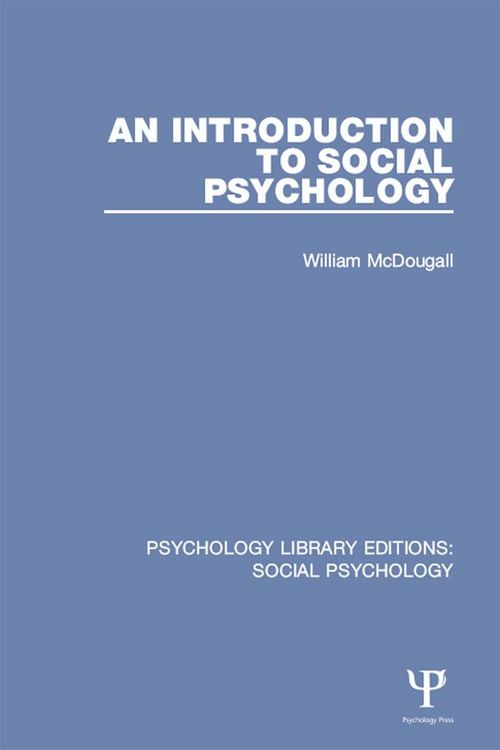 Produktbild: An Introduction to Social Psychology