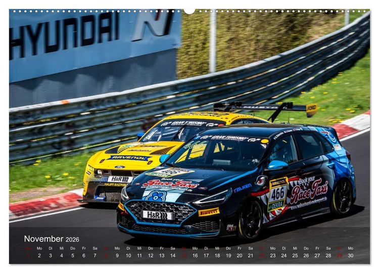Produktbild: N&uuml;rburgring Langstreckenmeisterschaft (hochwertiger Premium Wandkalender 2026 DIN A2 quer), Kunstdruck in Hochglanz