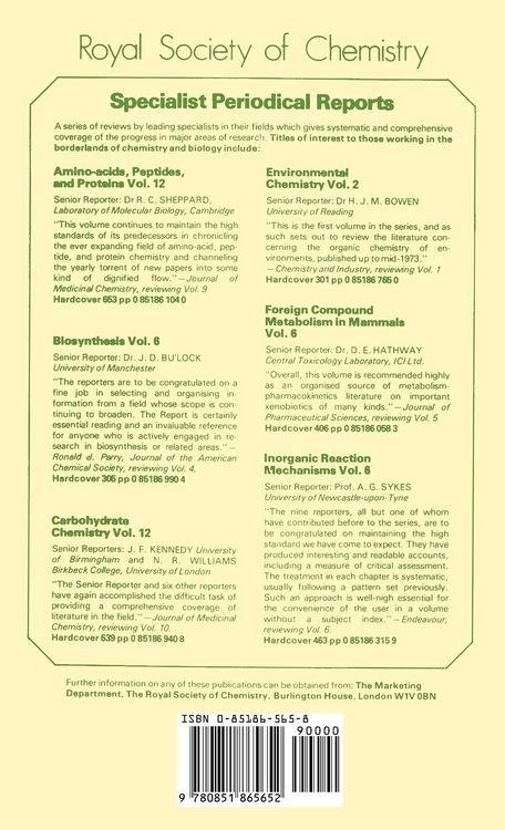 Produktbild: Inorganic Biochemistry