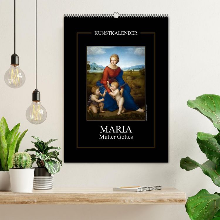 Produktbild: Maria - Mutter Gottes (Wandkalender 2026 DIN A2 hoch), CALVENDO Monatskalender