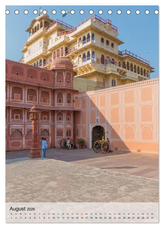 Produktbild: Indien - Impressionen (Tischkalender 2026 DIN A5 hoch), CALVENDO Monatskalender