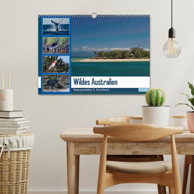 Produktbild: Wildes Australien - Naturparadies 5. Kontinent (Wandkalender 2026 DIN A3 quer), CALVENDO Monatskalender