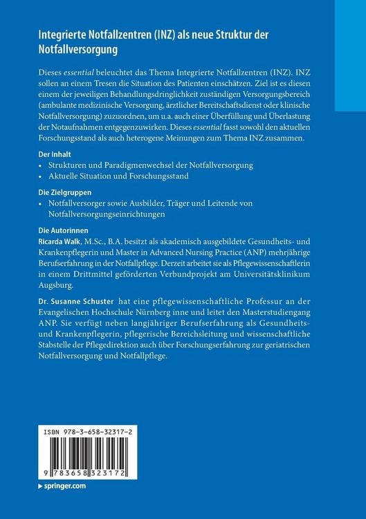 Produktbild: Integrierte Notfallzentren (INZ) als neue Struktur der Notfallversorgung