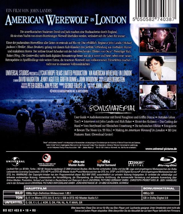 Produktbild: American Werewolf in London