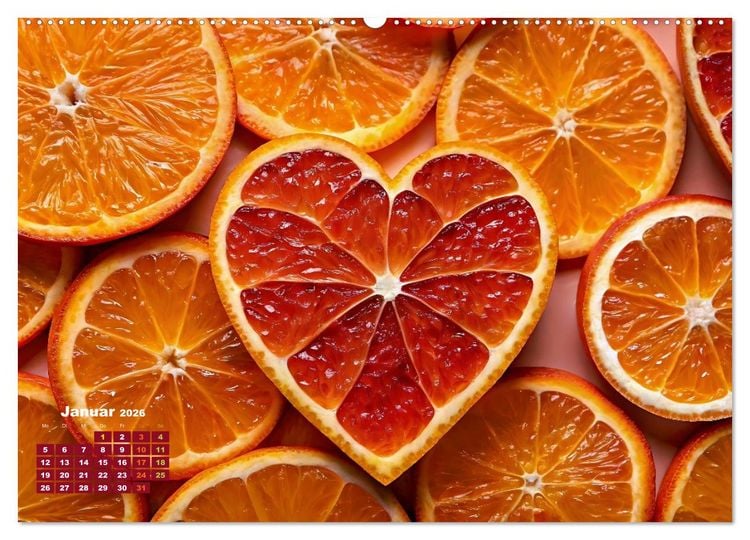 Produktbild: Die Welt in Orange (Wandkalender 2026 DIN A2 quer), CALVENDO Monatskalender