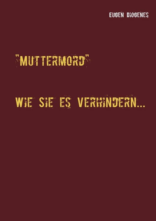 Produktbild: Muttermord