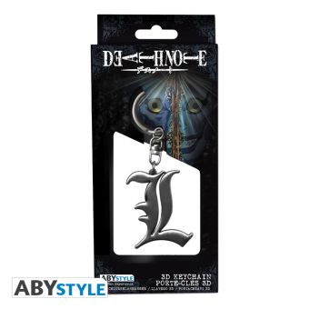 Produktbild: DEATH NOTE - Keychain 3D L Symbol