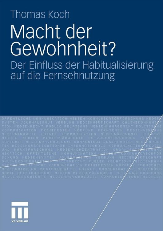 Produktbild: Macht der Gewohnheit?