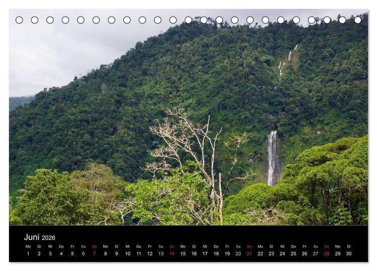 Produktbild: Costa Rica (Tischkalender 2026 DIN A5 quer), CALVENDO Monatskalender