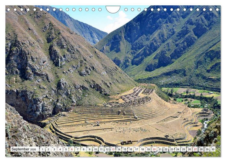 Produktbild: Inkabauten in PERU, Bauwerke eines gro&szlig;en Reiches (Wandkalender 2026 DIN A4 quer), CALVENDO Monatskalender