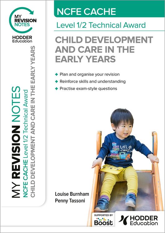 Produktbild: My Revision Notes: NCFE CACHE Level 1/2 Technical Award in Child Development and Care in the Early Years