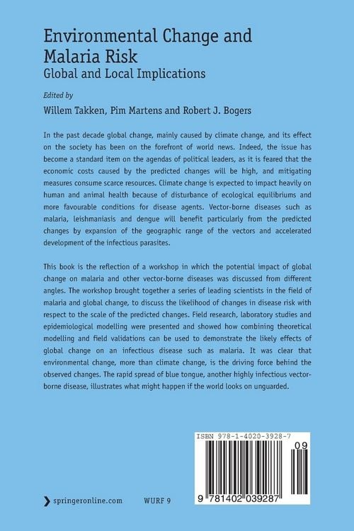 Produktbild: Environmental Change and Malaria Risk