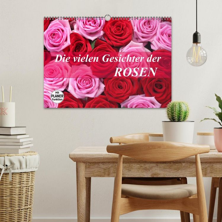 Produktbild: Die vielen Gesichter der Rosen (Wandkalender 2026 DIN A3 quer), CALVENDO Monatskalender