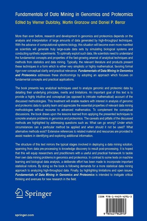 Produktbild: Fundamentals of Data Mining in Genomics and Proteomics