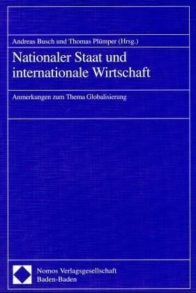 Produktbild: Nationaler Staat und internationale Wirtschaft