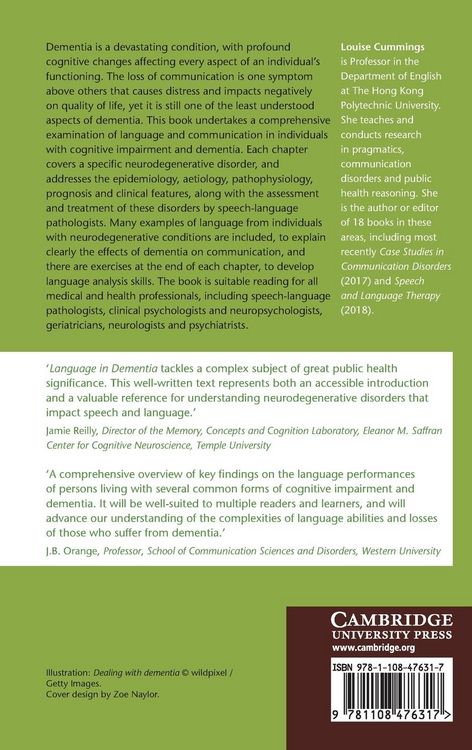 Produktbild: Language in Dementia
