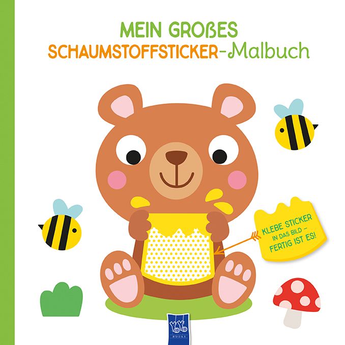 Produktbild: Mein gro&szlig;es Schaumstoffsticker-Malbuch - B&auml;r