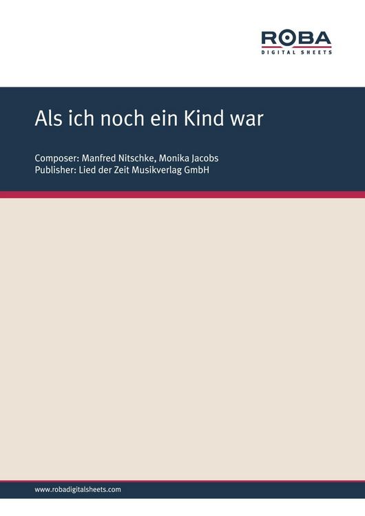 Produktbild: Als ich noch ein Kind war