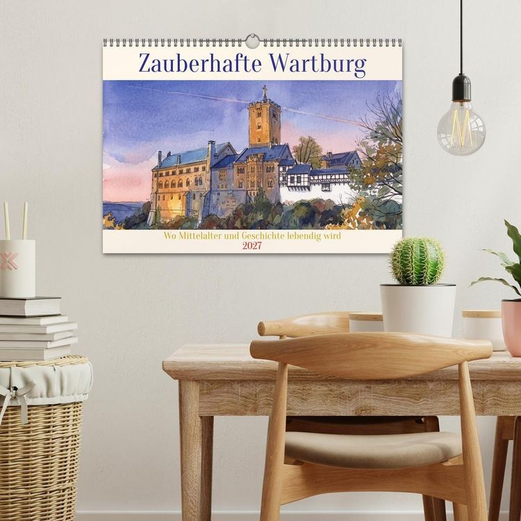 Produktbild: Zauberhafte Wartburg (Wandkalender 2027 DIN A3 quer), CALVENDO Monatskalender