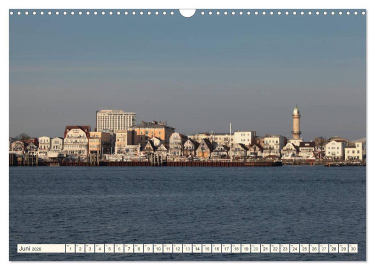 Produktbild: Seebad Warnem&uuml;nde (Wandkalender 2026 DIN A3 quer), CALVENDO Monatskalender