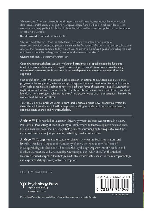 Produktbild: Human Cognitive Neuropsychology (Classic Edition)