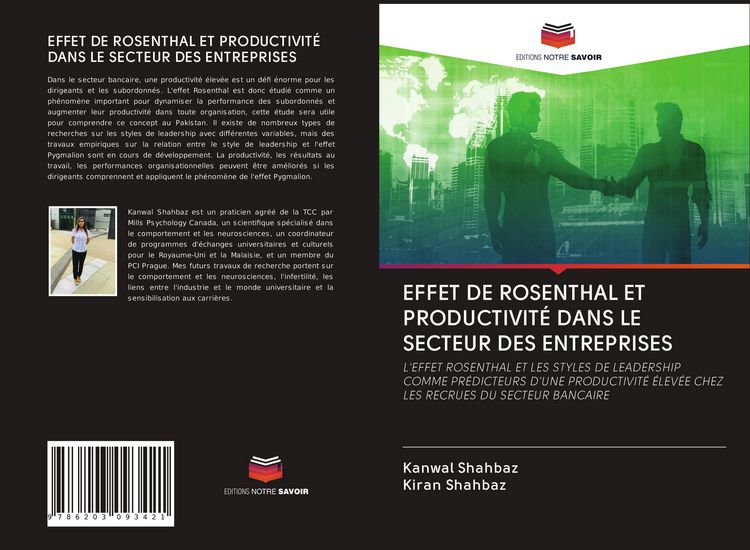 Produktbild: Effet De Rosenthal Et Productivit&eacute; Dans Le Secteur des Entreprises