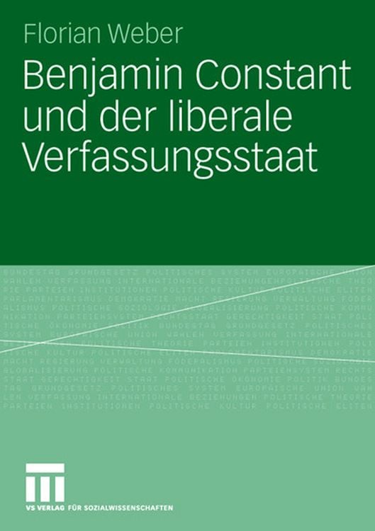 Produktbild: Benjamin Constant und der liberale Verfassungsstaat