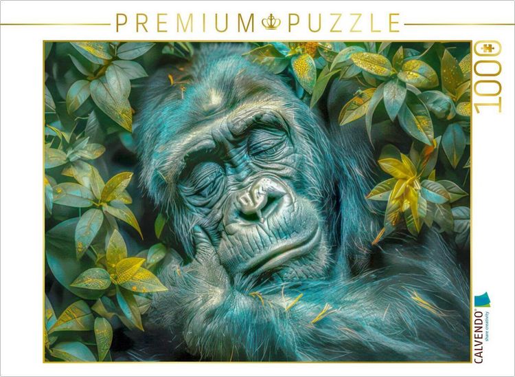Produktbild: CALVENDO Puzzle Vertr&auml;umte Tiere | 1000 Teile Lege-Gr&ouml;&szlig;e 64x48cm Foto-Puzzle f&uuml;r gl&uuml;ckliche Stunden